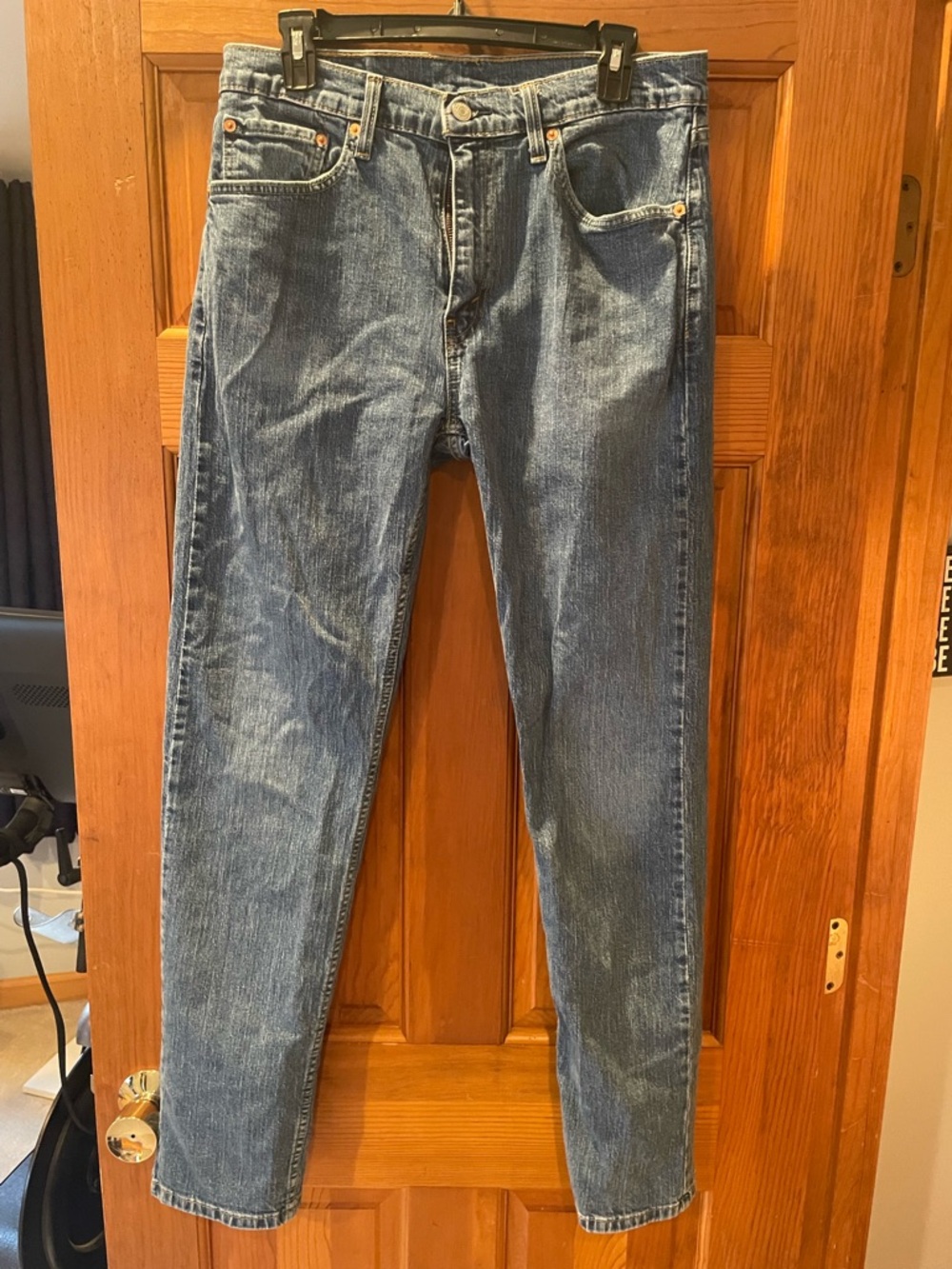 Levi's Men's Straight Leg Blue Denim Jeans